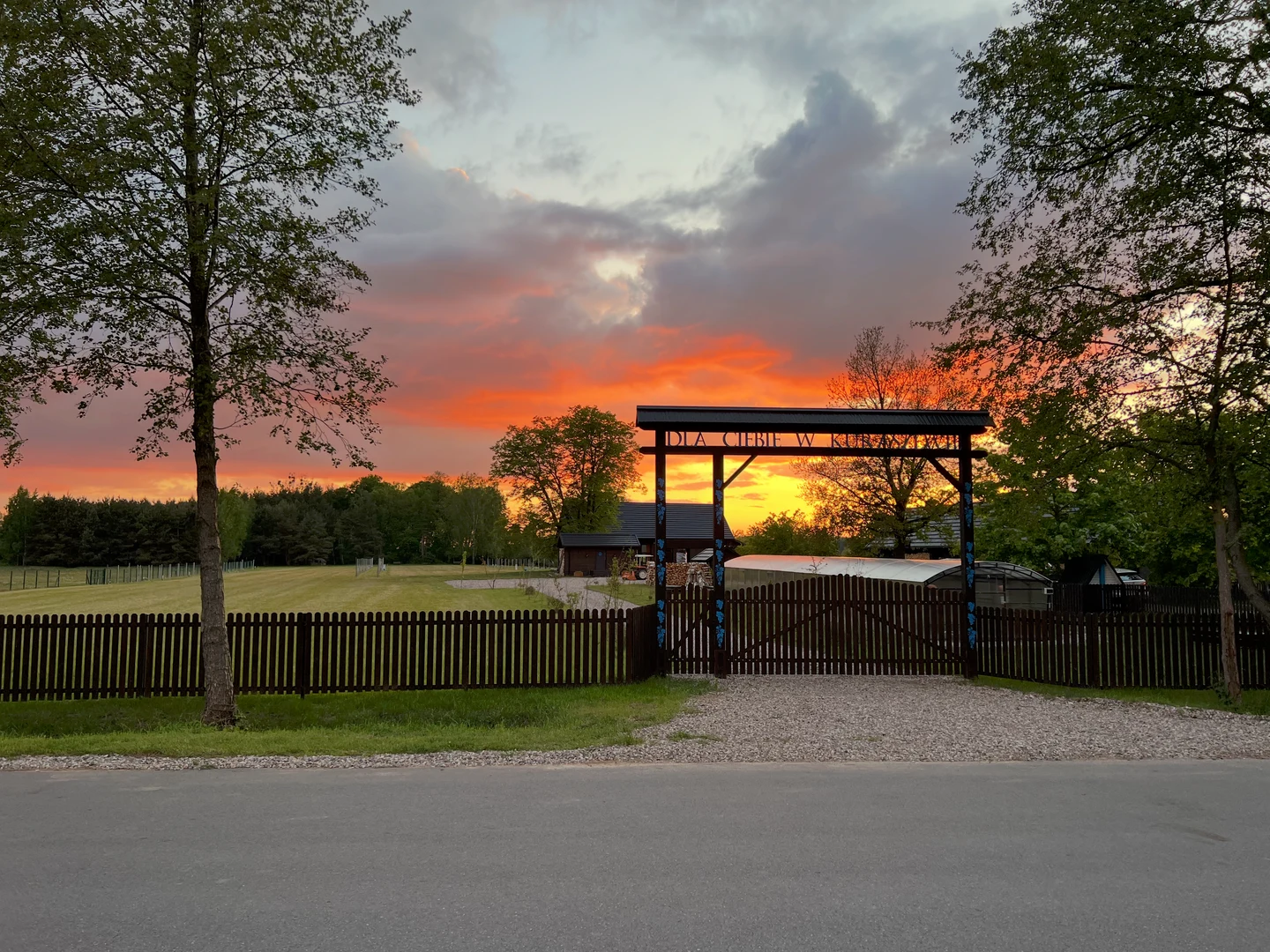 Podlasie o zachodzie słońca.