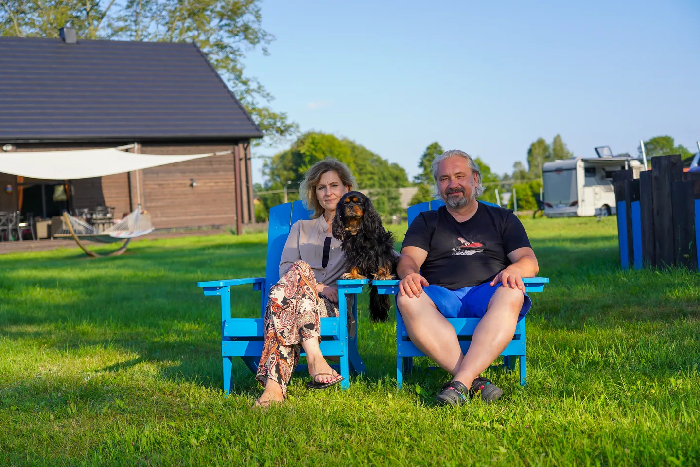 Podlaski krajobraz wokół kempingu w Kuraszewie.